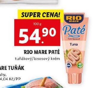 Lidl Rio mare paté nabídka
