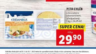 Lidl Pita chléb nabídka