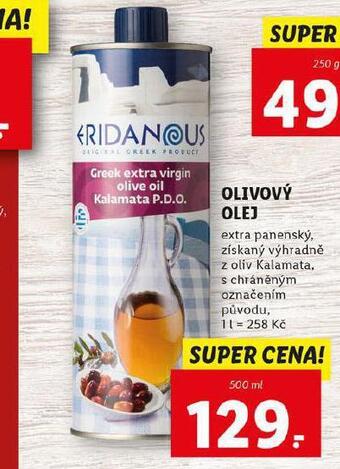 Lidl Olivový olej nabídka