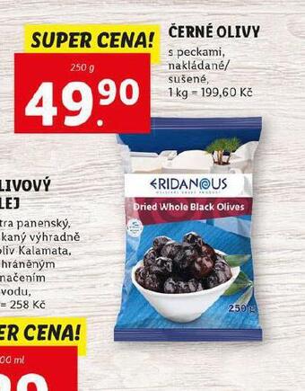 Lidl Černé olivy nabídka
