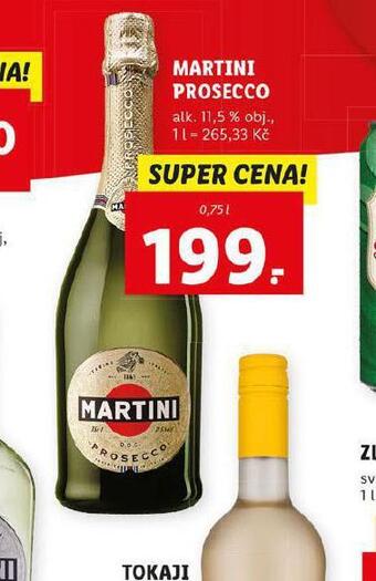 Lidl Martini prosecco nabídka