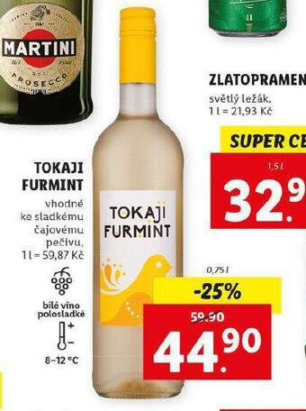 Lidl Tokaji furmint nabídka