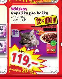 Norma Whiskas kapsičky pro kočky nabídka