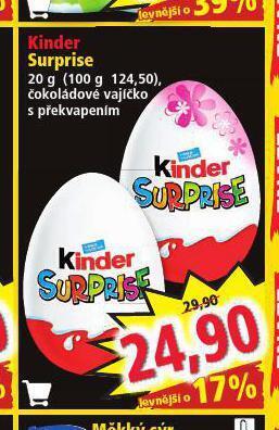 Norma Kinder surprise nabídka