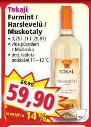 Norma Tokaji muskotaly nabídka