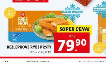 Lidl Bezlepkové rybí prsty nabídka