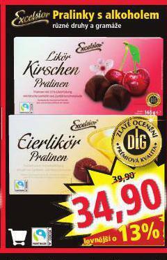 Norma Pralinky s alkoholem nabídka