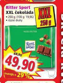 Norma Ritter sport čokoláda nabídka