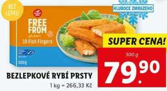 Lidl Bezlepkové rybí prsty, 300 g nabídka