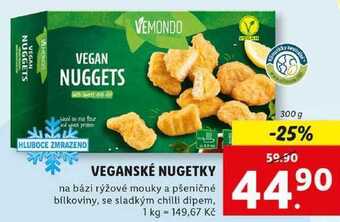 Lidl Veganské nugetky, 300 g nabídka