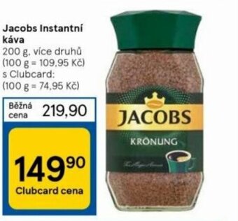 Tesco Jacobs Instantní káva 200g nabídka