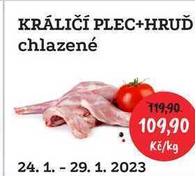 RABBIT řeznictví Králičí plec+hruď, 1 kg nabídka