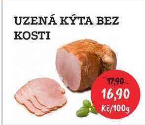 RABBIT řeznictví Uzená kýta bez kosti, 100 g nabídka
