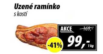 ZEMAN Uzené ramínko s kostí, 1 kg nabídka