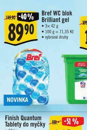 Jip Bref wc blok brilliant gel nabídka