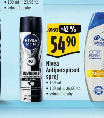 Jip Nivea antiperspirant nabídka