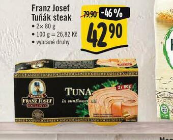 Jip Franz josef tuňák steak nabídka