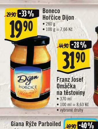 Jip Boneco hořčice dijon nabídka