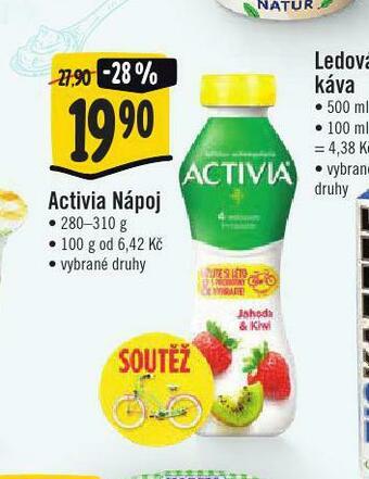 Jip Activia nápoj nabídka