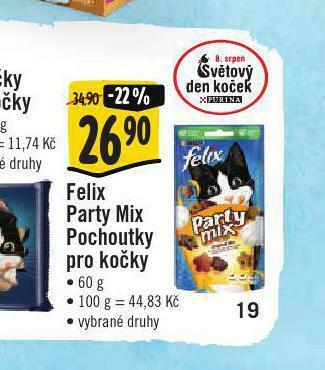 Jip Felix party mix pochoutky pro kočky nabídka