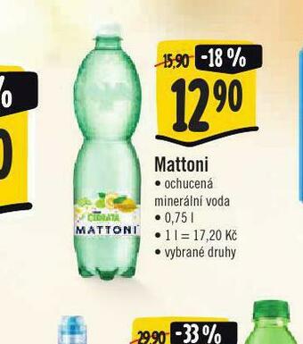 Jip Mattoni ochucená nabídka