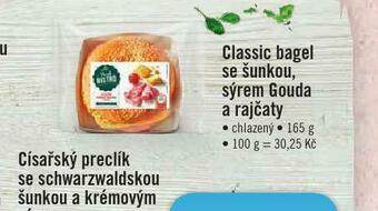 Jip Classic bagel se šunkou, sýrem a goudou nabídka