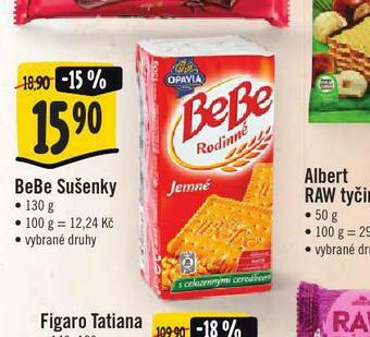 Jip Bebe sušenky nabídka