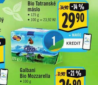 Jip Bio tatranské máslo nabídka