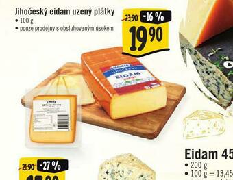 Jip Jizočeský eidam uzený plátky nabídka