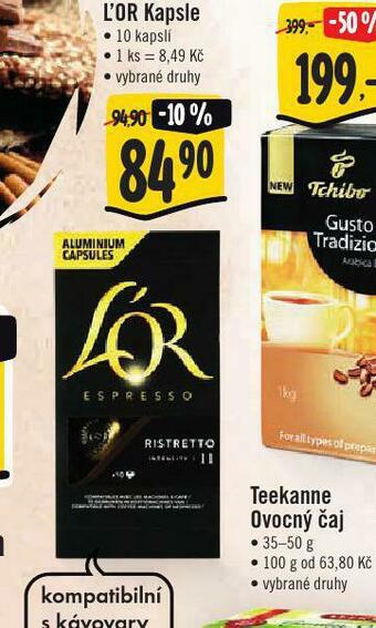 Jip L´or kapsle nabídka