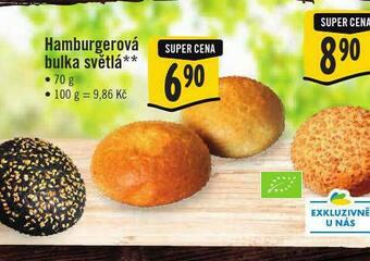 Jip Hamburgerová bulka světlá nabídka