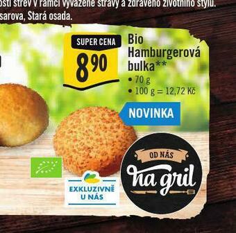 Jip Bio hamburgerová bulka nabídka