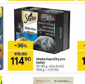 Tesco Sheba kapsičky pro kočky nabídka