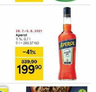 Tesco Aperol nabídka