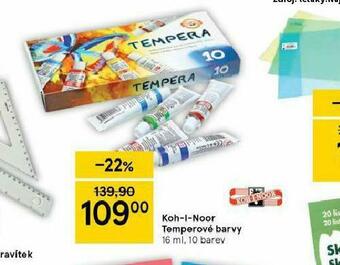 Tesco Koh-i-noor temperové barvy nabídka