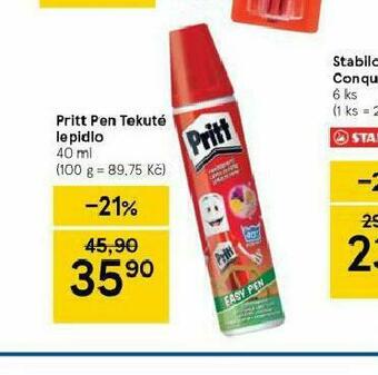 Tesco Pritt pen tekuté lepidlo nabídka