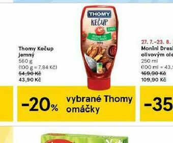 Tesco Thomy kečup jemný nabídka