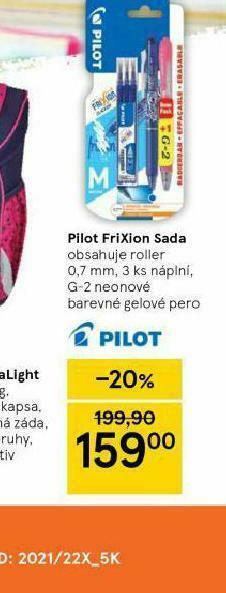 Tesco Pilot frixion sada nabídka