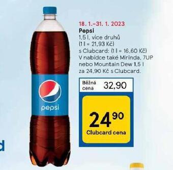Tesco Pepsi 1,5l nabídka