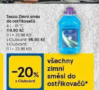 Tesco Zimní směs do ostřikovačů nabídka