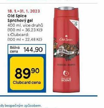 Tesco Old spice sprchový gel nabídka