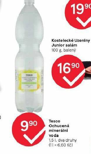 Tesco Tesco ochucená minerální voda nabídka