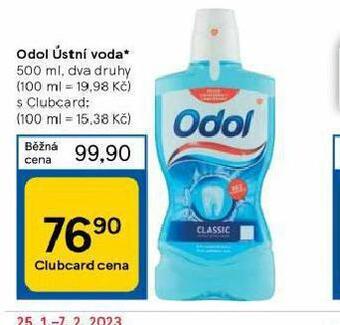 Tesco Odol ústní voda nabídka