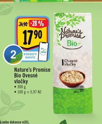 Albert Bio ovesné vločky nabídka