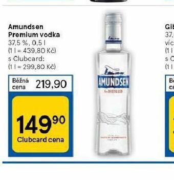 Tesco Amundsen vodka nabídka