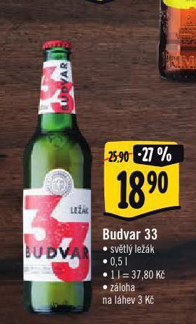 Albert Pivo budvar 33 nabídka