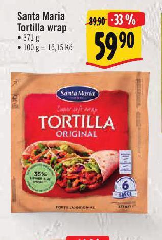 Albert Santa maria tortilla wrap nabídka
