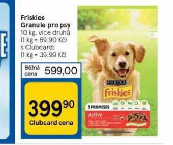 Tesco Friskies granule pro psy nabídka