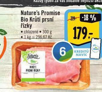 Albert Bio krůtí prsní řízky nabídka