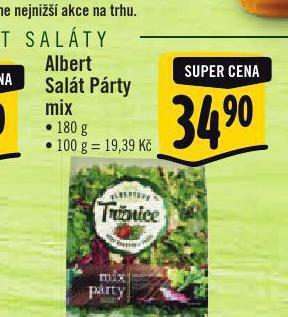 Albert Salát párty mix nabídka
